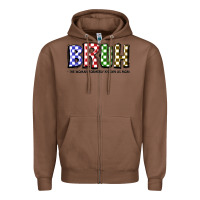Chestnut bruh the woman formerly known as mom Zipper Hoodie - JahusDesignShop
