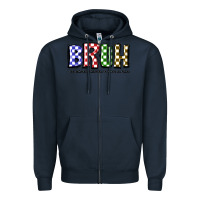 Navy bruh the woman formerly known as mom Zipper Hoodie - JahusDesignShop