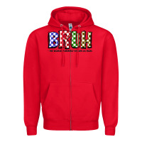 Red bruh the woman formerly known as mom Zipper Hoodie - JahusDesignShop