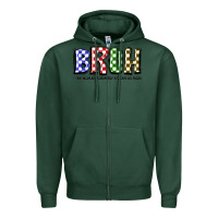 Sports Green bruh the woman formerly known as mom Zipper Hoodie - JahusDesignShop