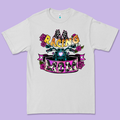 Racing Mom Mother's Day Premium Tee Designed By Howdyjamesfarm