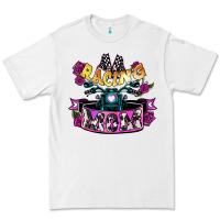 White Racing mom Mother's Day Premium Tee - HowdyJamesFarm
