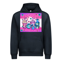 Navy stitch coffee cups Urban Hoodie - Jasminsmagicworld