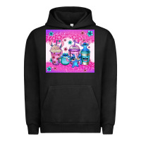Pigment Black stitch coffee cups Urban Hoodie - Jasminsmagicworld