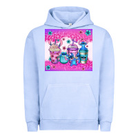 Pigment Grape Ice stitch coffee cups Urban Hoodie - Jasminsmagicworld