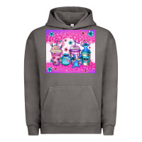 Pigment Tornado stitch coffee cups Urban Hoodie - Jasminsmagicworld