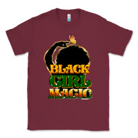 Burgundy Black magic girl Classic Tee - HowdyJamesFarm