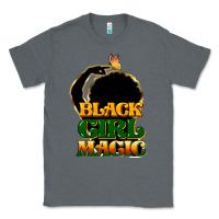 Charcoal Heather Black magic girl Classic Tee - HowdyJamesFarm