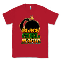 Red Black magic girl Classic Tee - HowdyJamesFarm