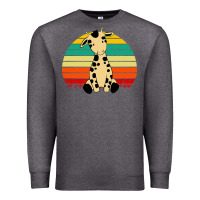 Charcoal Heather africa animals african safari retro Premium Sweatshirt - linhVisuals