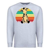 Heather Grey africa animals african safari retro Premium Sweatshirt - linhVisuals