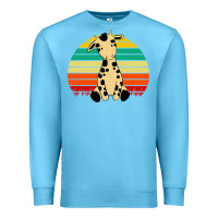 Ocean Blue africa animals african safari retro Premium Sweatshirt - linhVisuals
