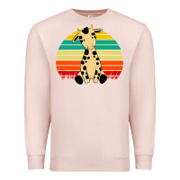 Pale Pink africa animals african safari retro Premium Sweatshirt - linhVisuals