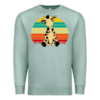 Seafoam africa animals african safari retro Premium Sweatshirt - linhVisuals