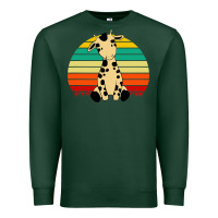 Sports Green africa animals african safari retro Premium Sweatshirt - linhVisuals