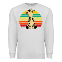 Dove Grey africa animals african safari retro Premium Sweatshirt - linhVisuals