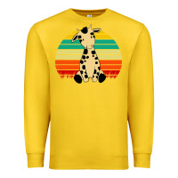 Lemon africa animals african safari retro Premium Sweatshirt - linhVisuals