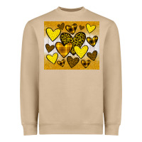 Yellow Hearts Heavyweight Sweatshirt | Teevron