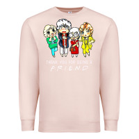 Pale Pink the golden girls thank you Premium Sweatshirt - linhVisuals