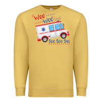 Antique Gold emt paramedic wee woo ambulance boo Premium Sweatshirt - linhVisuals