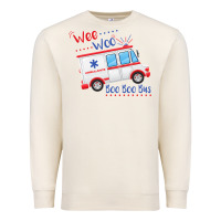 Sandshell emt paramedic wee woo ambulance boo Premium Sweatshirt - linhVisuals