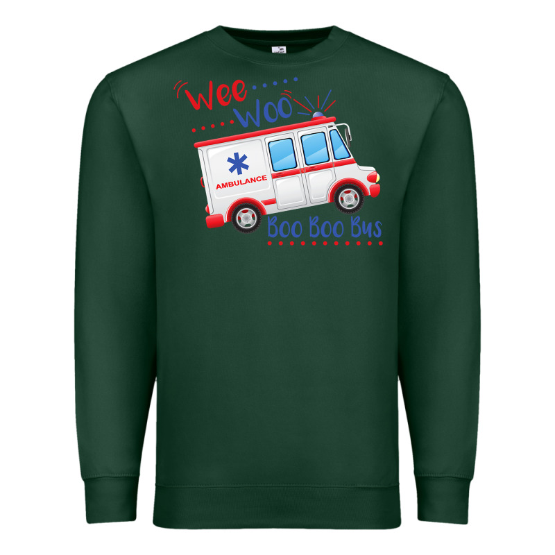 Emt Paramedic Wee Woo Ambulance Boo Premium Sweatshirt by linhVisuals | Teevron