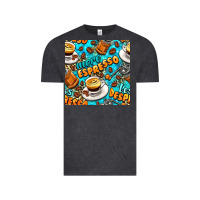 Vintage Black more espresso less despresso coffee with leopard seamless pattern bbs Vintage Tee - BundleAndBundleShop