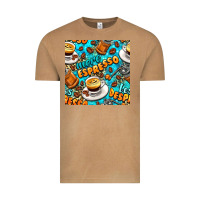 Vintage Camel more espresso less despresso coffee with leopard seamless pattern bbs Vintage Tee - BundleAndBundleShop