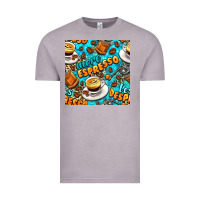 Vintage Zinc more espresso less despresso coffee with leopard seamless pattern bbs Vintage Tee - BundleAndBundleShop