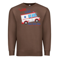 Chestnut emt paramedic wee woo ambulance boo Premium Sweatshirt - linhVisuals