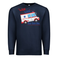 Navy emt paramedic wee woo ambulance boo Premium Sweatshirt - linhVisuals