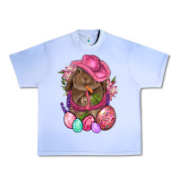 Grape Ice Cowboy Rabbit Easter Urban Heavy Tee - BundleAndBundleShop