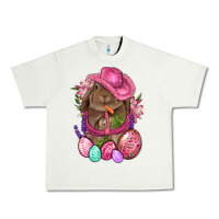 Pistachio Cowboy Rabbit Easter Urban Heavy Tee - BundleAndBundleShop
