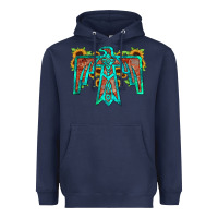 Navy thunderbird Heavyweight Hoodie - JahusDesignShop