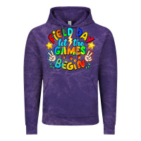 Cloud Purple Field Day Let The Games Begin Vintage Hoodie - CowhideDigitalArt