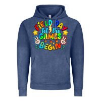 Vintage Denim Field Day Let The Games Begin Vintage Hoodie - CowhideDigitalArt