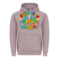 Vintage Zinc Field Day Let The Games Begin Vintage Hoodie - CowhideDigitalArt