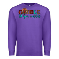 Purple gobble til you wobble Premium Sweatshirt - JahusDesignShop