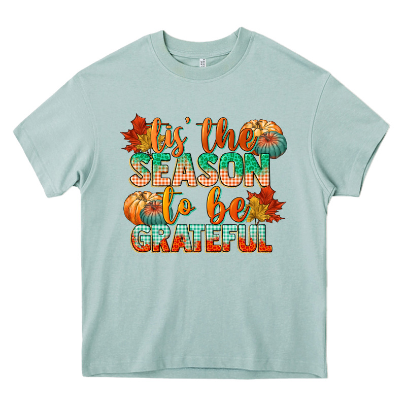 Tis The Season To Be Grateful Heavy Core Tee by CowGirlArtShop | Teevron