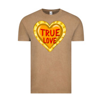 Vintage Coffee valentine's day hearts Vintage Tee - FaDigitalArtStudio