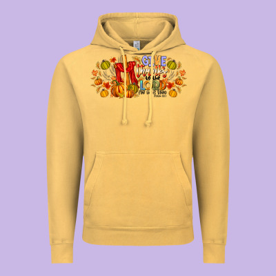 Give Thanks To The Lord For He Is Good Vintage Hoodie Designed By Cowhidedigitalart