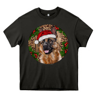 Asphalt German Shepherd Christmas Heavy Core Tee - RanaPortraitStore