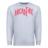 Heather Grey Arcade Fire Premium Sweatshirt - linhVisuals