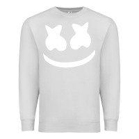 Dove Grey mello face Premium Sweatshirt - linhVisuals