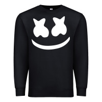 Black mello face Premium Sweatshirt - linhVisuals