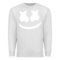 Oatmeal Heather mello face Premium Sweatshirt - linhVisuals