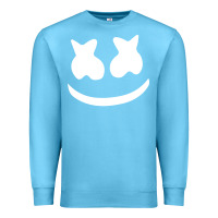 Ocean Blue mello face Premium Sweatshirt - linhVisuals