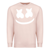 Pale Pink mello face Premium Sweatshirt - linhVisuals