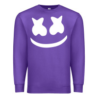 Purple mello face Premium Sweatshirt - linhVisuals
