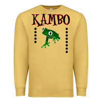 Antique Gold kambo frog venom ceremony t shirt Premium Sweatshirt - linhVisuals